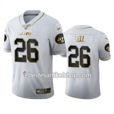 Herren New York Jets Trikot Le-Veon Bell 26 Nike Weiß Golden Edition 100th